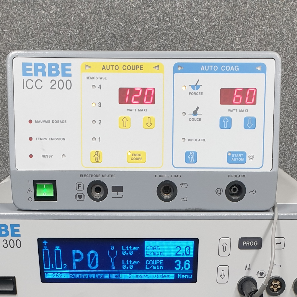 Diatermie chirurgiczne - Aparaty elektrochirurgiczne używane ERBE ERBE ICC 200 - medsystems rekondycjonowany