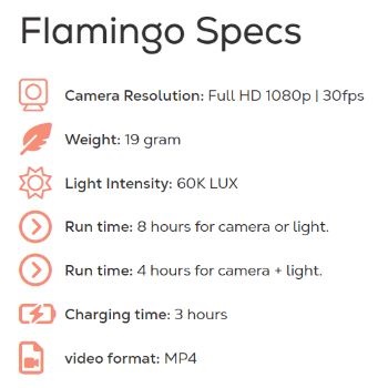 Kamery do lup zabiegowych Admetec Flamingo