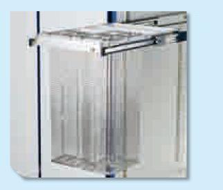 Akcesoria do szaf medycznych Zarges 46 085 Rama na pojemnik na cewniki