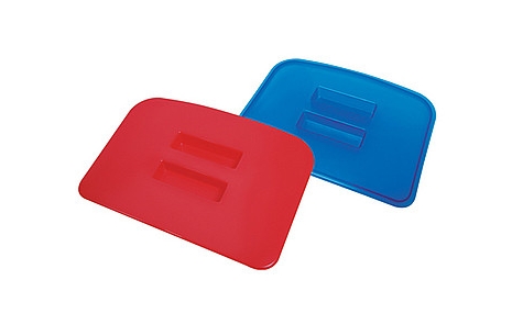 Akcesoria do wózków sprzątających Splast Pokrywa na wiadro 6 l czerwona POKR-0039