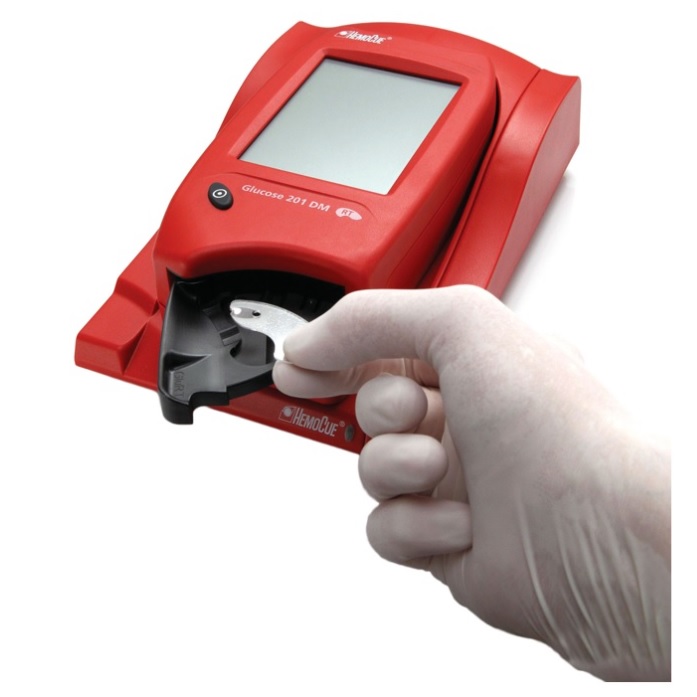 Analizatory diabetologiczne (glukozy i mleczanów) HemoCue Glucose 201 RT DM System