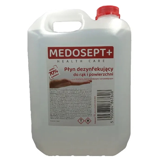 Antyseptyki do rąk i skóry MEDOSEPT+ Antybakteryjny żel