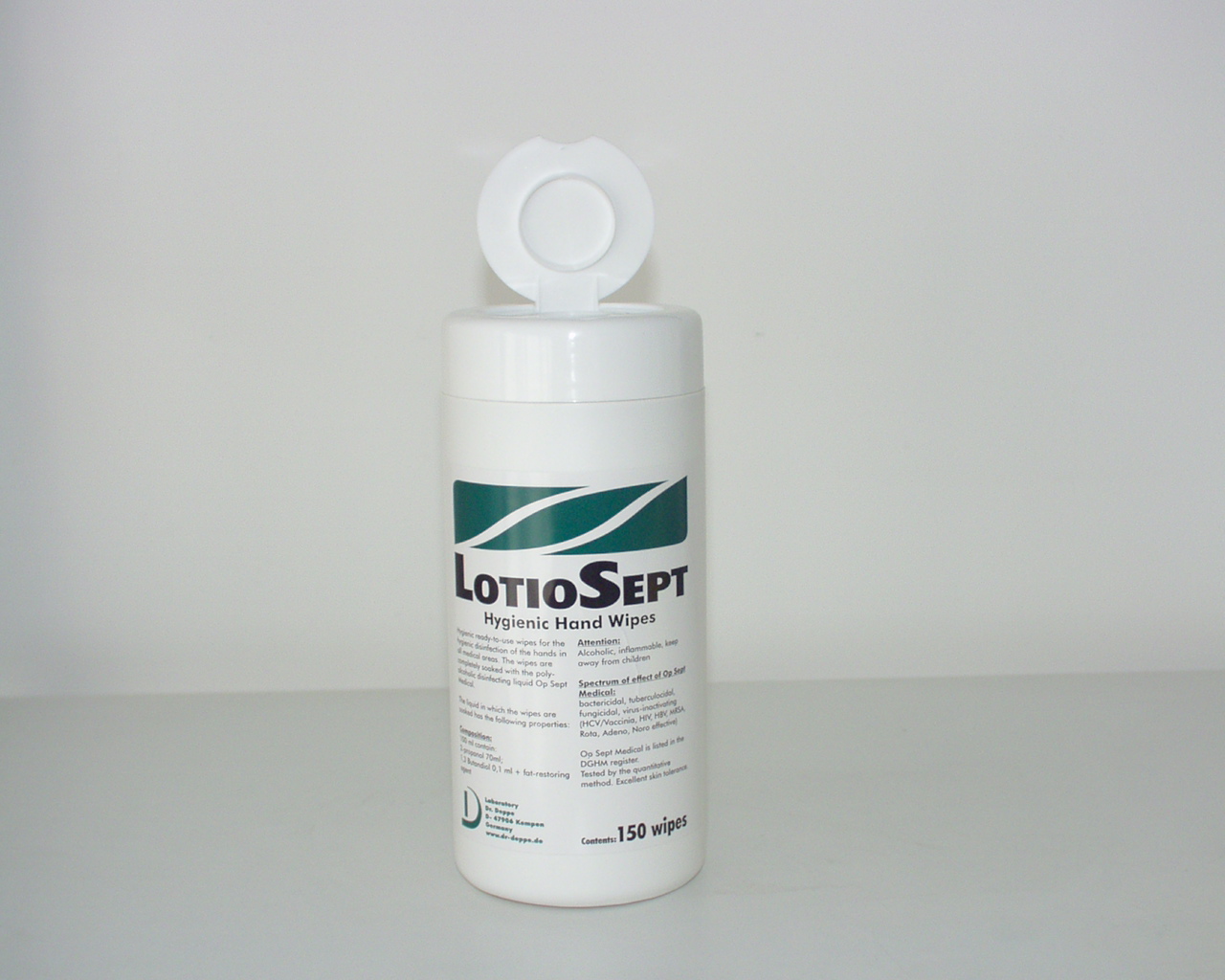 Antyseptyki do rąk i skóry Laboratorium Dr. Deppe Lotio Sept Wipes