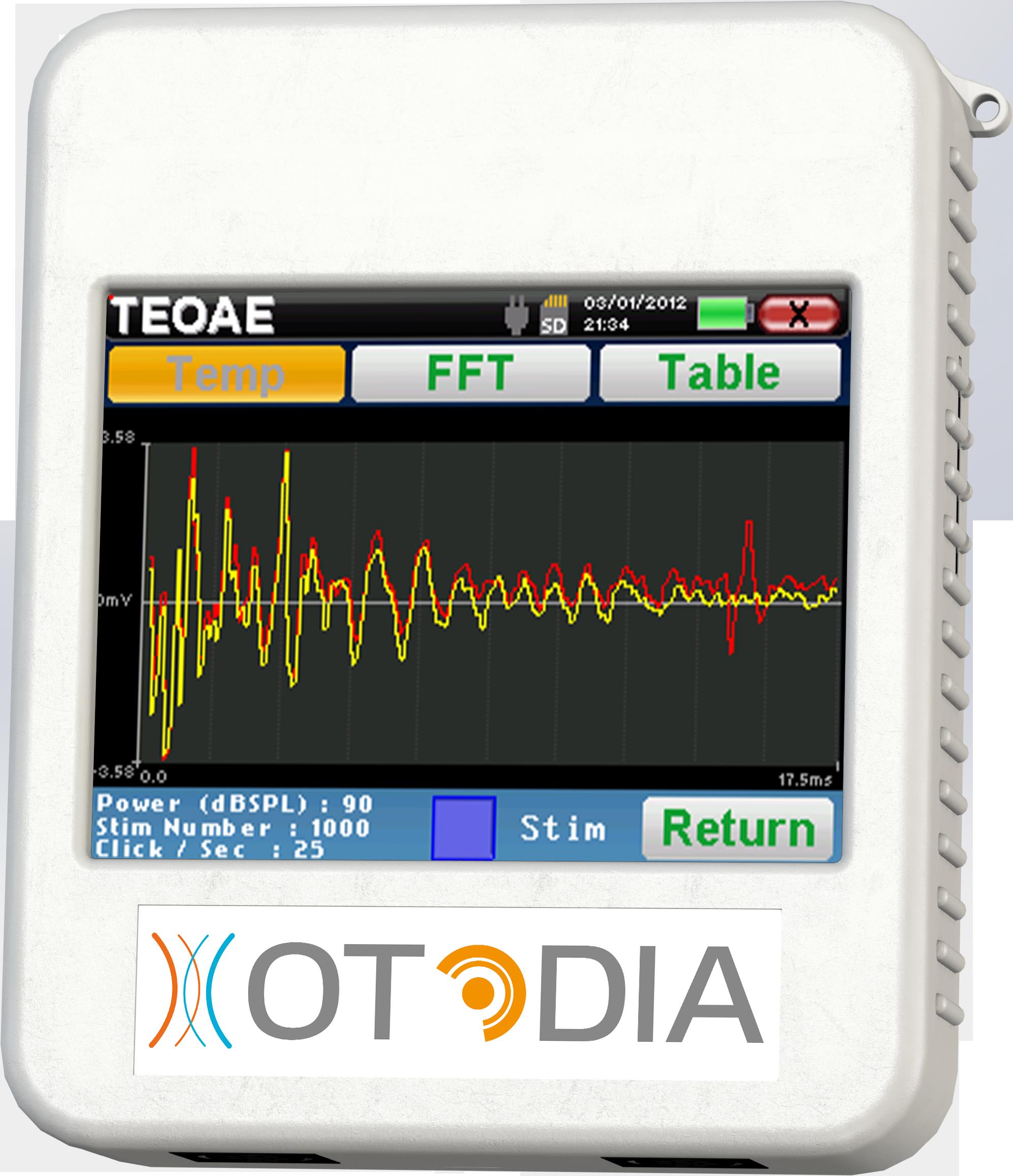 Aparaty do diagnostyki słuchu - otoemisja akustyczna ECHODIA OTODIA