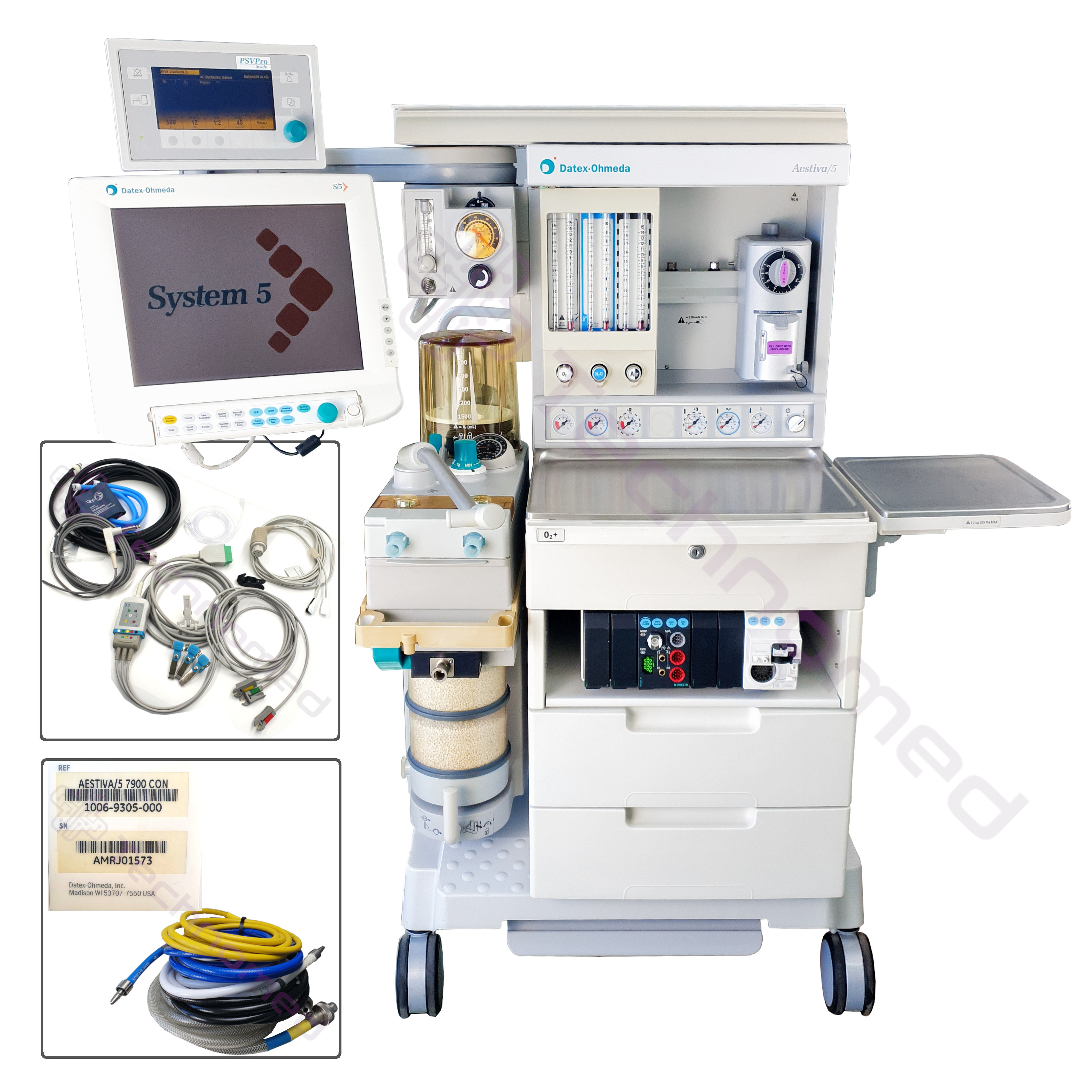 Aparaty do znieczulenia ogólnego używane DATEX OHMEDA GE DATEX OHMEDA AESTIVA /5 7900 - Technomed rekondycjnowane