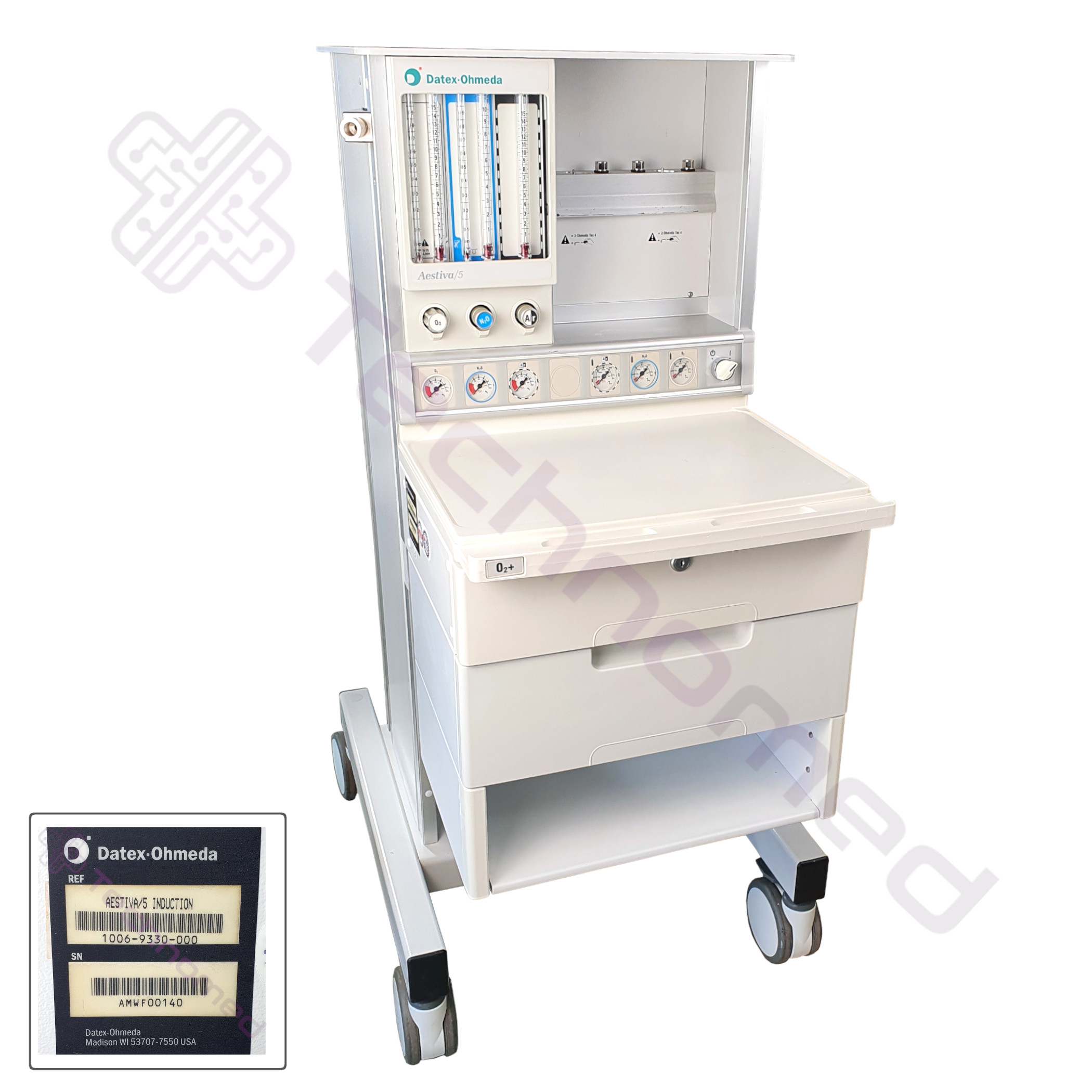 Aparaty do znieczulenia ogólnego używane DATEX OHMEDA GE DATEX OHMEDA AESTIVA /5 Induction- Technomed rekondycjonowane