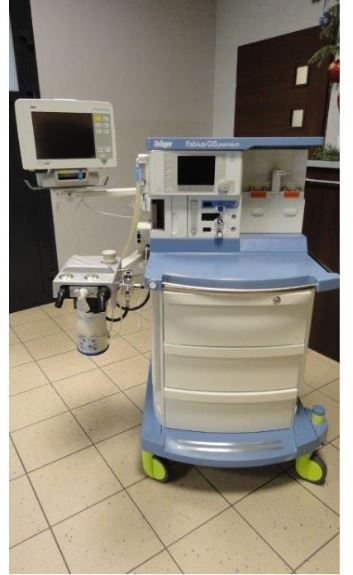 Aparaty do znieczulenia ogólnego używane b/d MultiMed używane