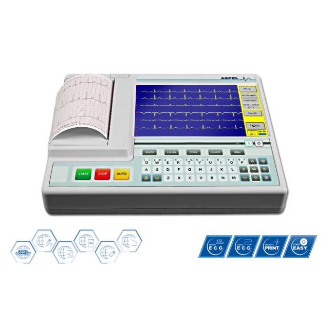 Aparaty EKG - Elektrokardiografy ASPEL GREY v.07.305 / GREY v.07.325