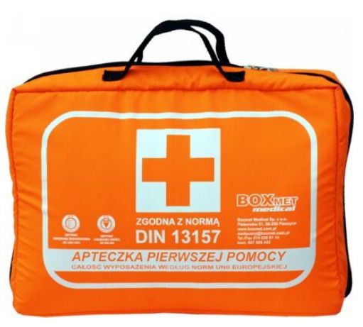 Apteczki do zakładów pracy Boxmet Apteczka Przemysłowa duża DIN 13157