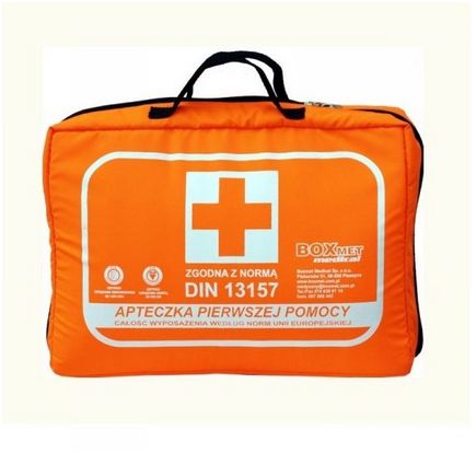Apteczki do zakładów pracy Boxmet DIN 13157 w torbie [APM 157]