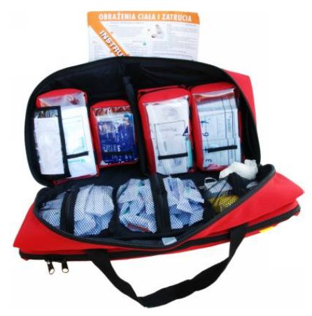 Apteczki do zakładów pracy Boxmet Przenośny Zestaw Pierwszej Pomocy ZPP typ B w torbie