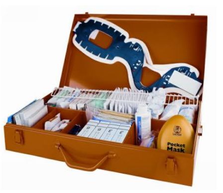 Apteczki do zakładów pracy Boxmet Przenośny Zestaw Pierwszej Pomocy ZPP typ B w walizce