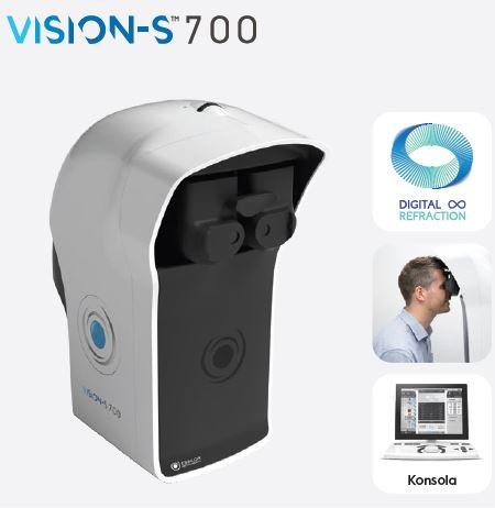 Autorefraktometry (autokeratorefraktometry) Essilor VISION-S 700