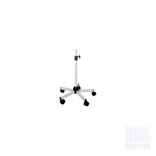 Stojak teleskopowy z metalową podstawą