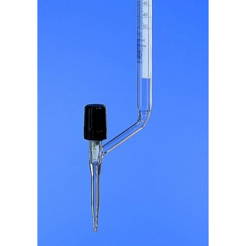 Biurety szklane Gerhardt kran boczny kl.AS