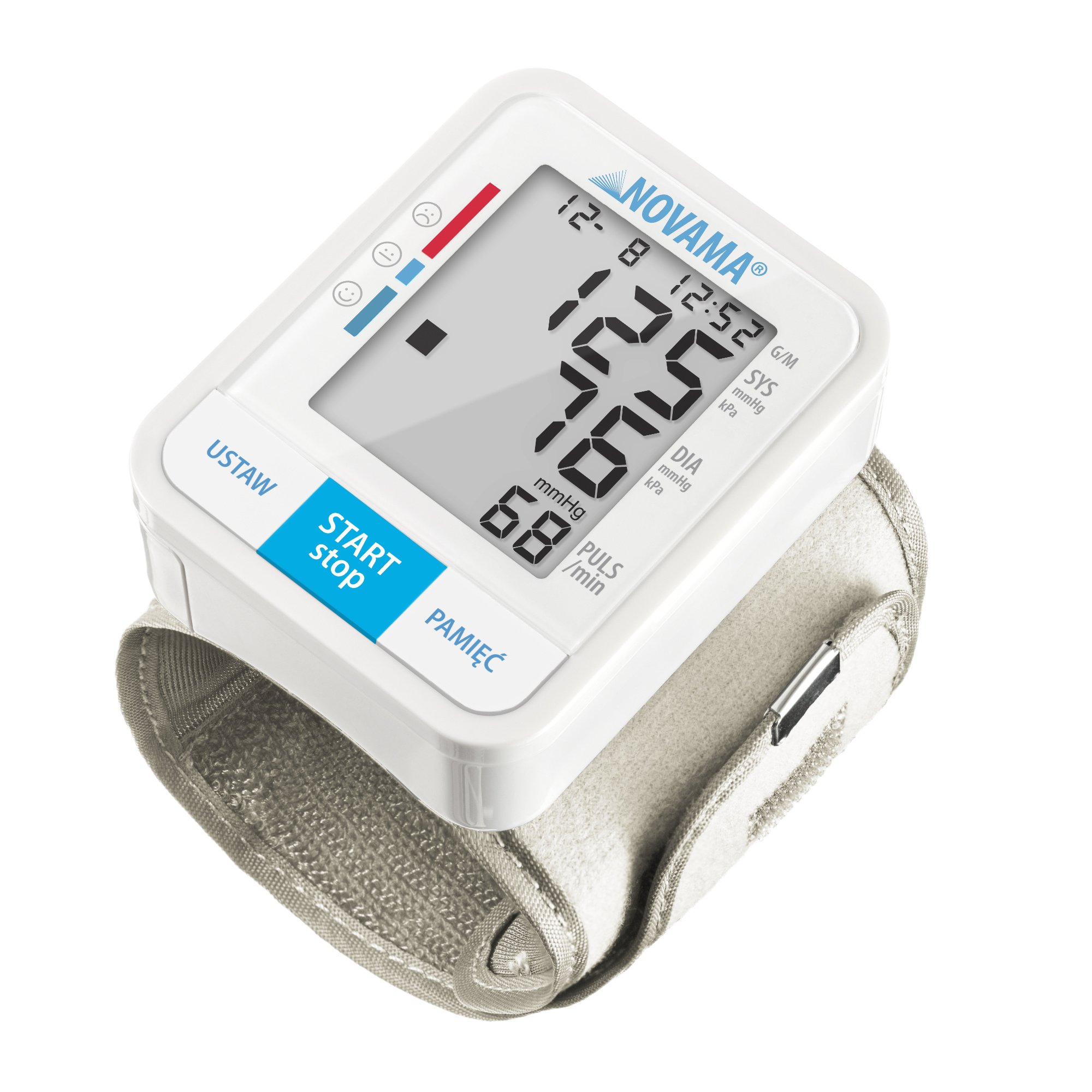 Ciśnieniomierze elektroniczne NOVAMA WHITE W