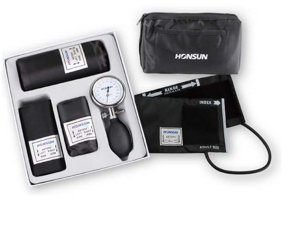 Ciśnieniomierze zegarowe (aneroidowe) Honsun HS-GF-301 - Zestaw