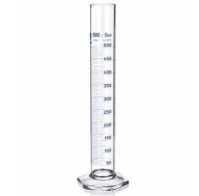 Cylindry miarowe szklane SIMAX wysoki klasa A niebieska skala