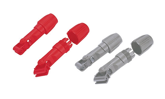 Części zamienne do wózków sprzątających Splast Uchwyt szczotki kompletny czerwony UCHW-0004