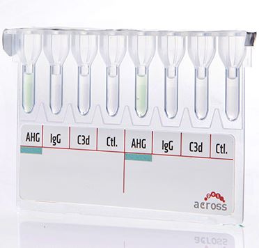 Across Gel Monospecific Direct Coombs