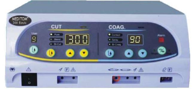 Diatermie chirurgiczne - Aparaty elektrochirurgiczne Daiwha Meditom 300/200/150 Basic