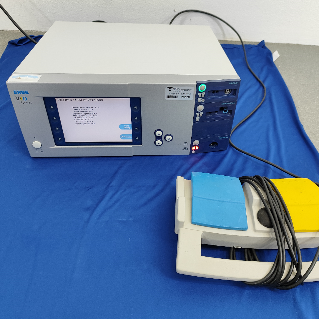 Diatermie chirurgiczne - Aparaty elektrochirurgiczne używane ERBE ERBE VIO 200D - medsystems rekondycjonowany