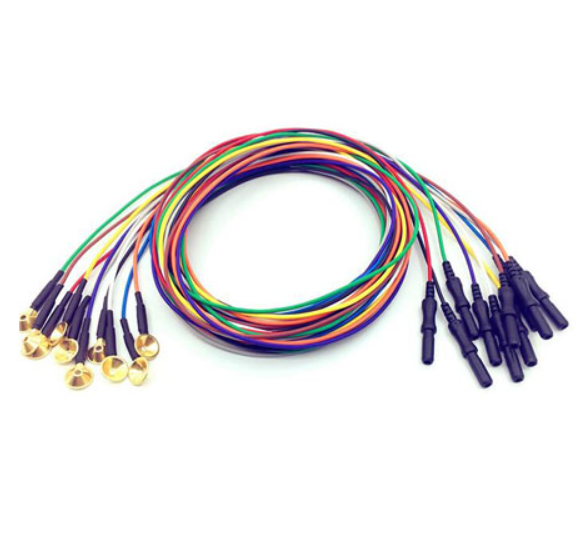 Elektrody do Elektroencefalografów (EEG) B/D typ D, 10 kolorów, 1.5m