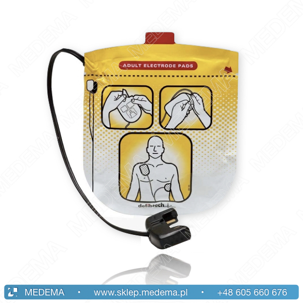 Elektrody jednorazowe do defibrylatorów Defibtech dla dorosłych