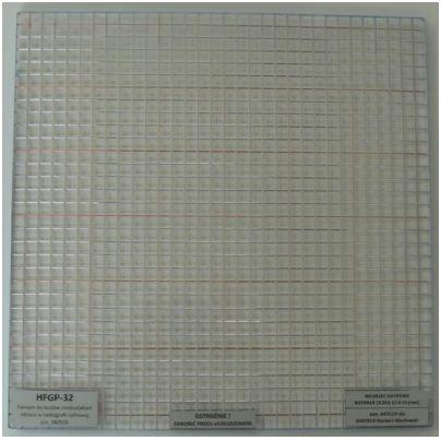 Fantomy do kontroli jakości w mammografii HIMTECH Norbert Wasilewski HFGP_32-ma