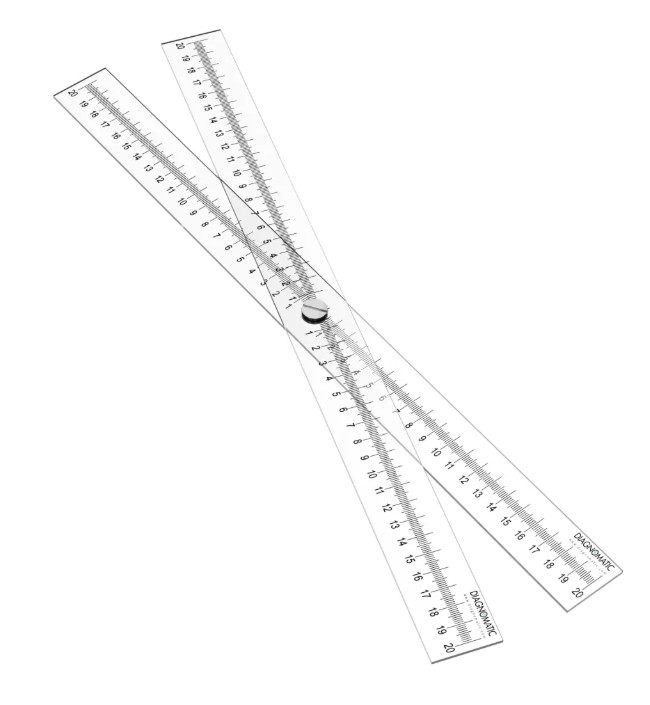 Fantomy do testowania radiografii, angiografii i fluoroskopii Diagnomatic ProRTG Ruler
