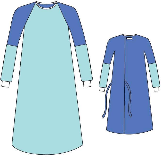 Fartuchy chirurgiczne jednorazowe JKT/MOLNLYCKE Endos 380051/380052