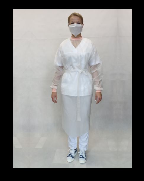 Fartuchy zabiegowe jednorazowe ELDAN Fartuch ochronny z włókniny