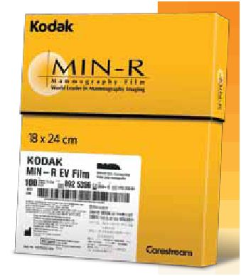 Filmy RTG – mammograficzne Carestream MIN-R L 18 x 24 cm - 171 1167