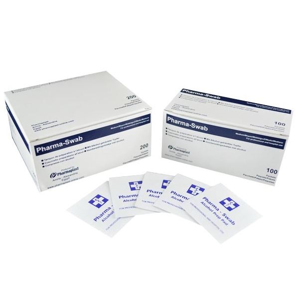 Gaziki do dezynfekcji i oczyszczania ran Pharmaplast Prep Pad