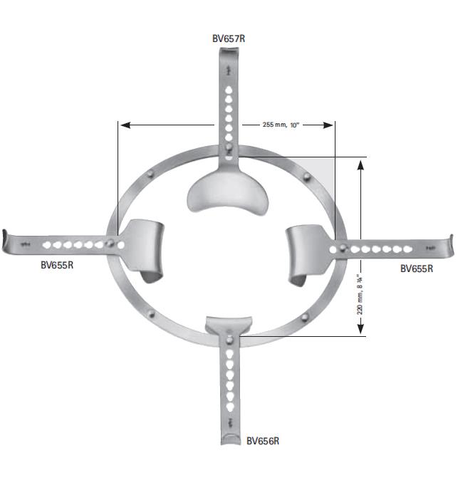 Haki automatyczne - Systemy retraktorów chirurgicznych B.Braun Systemy rozwieraczy brzusznych