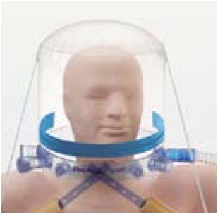 Hełmy do nieinwazyjnej wentylacji mechanicznej DIMAR SRL NIVM 6R ZIP