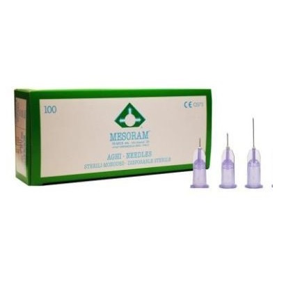 Igły do mezoterapii i mikrozastrzyków Mesoram AGHI