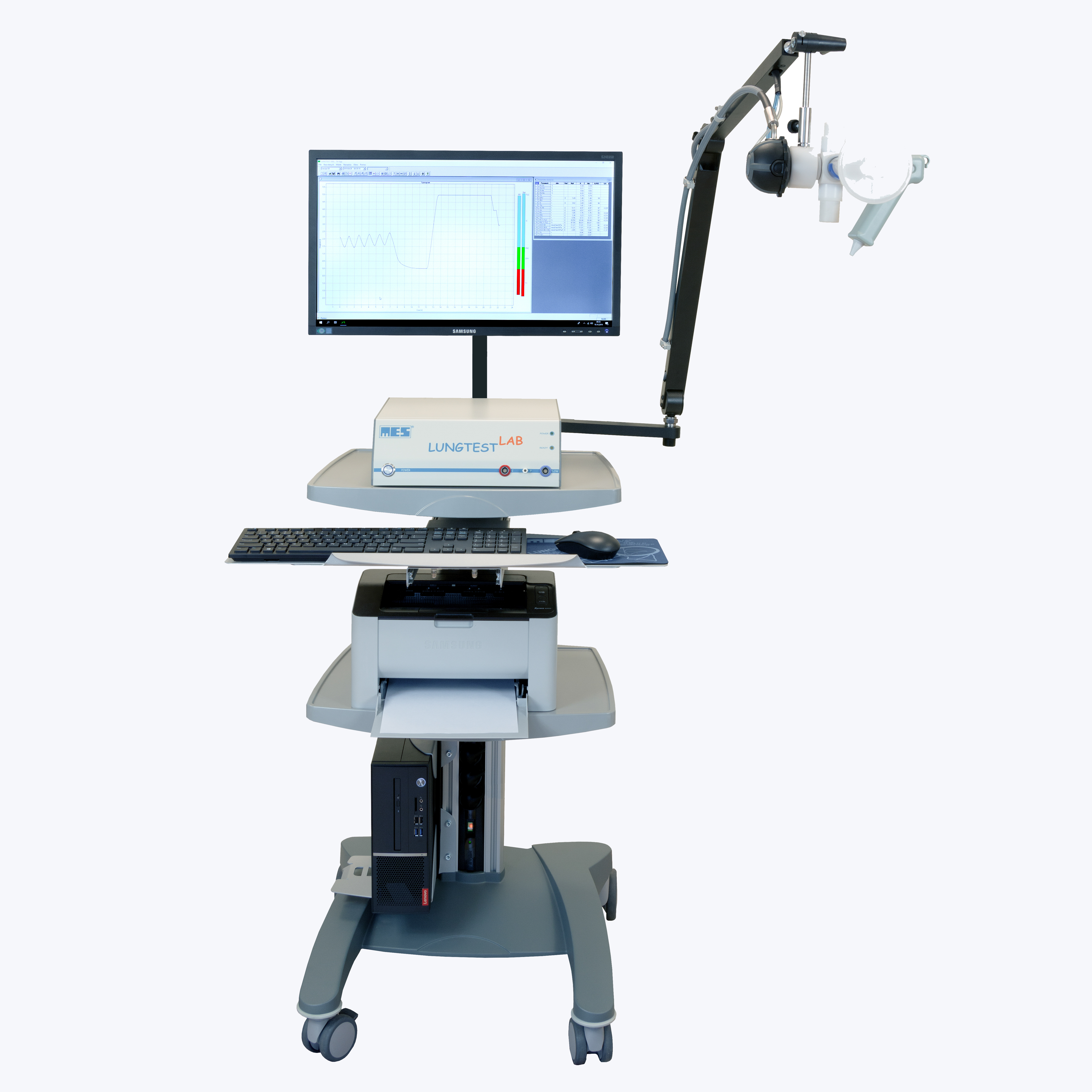 Kabiny bodypletyzmograficzne MES Lungtest Lab Dyfuzja