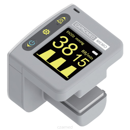 Kapnografy ze strumienia bocznego lub głównego B/D MEMO
