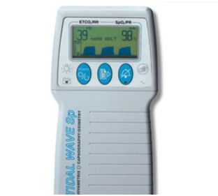 Kapnografy ze strumienia bocznego lub głównego B/D Tidal Wave