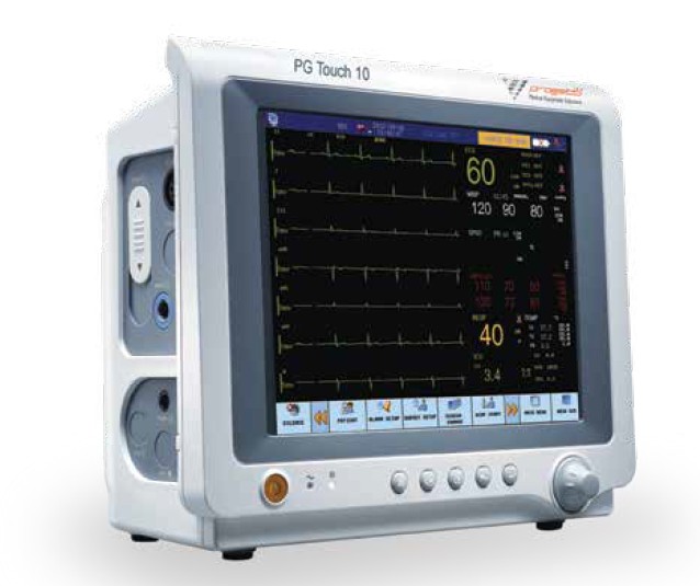 Kardiomonitory przyłóżkowe Progetti Medical PG Touch 10
