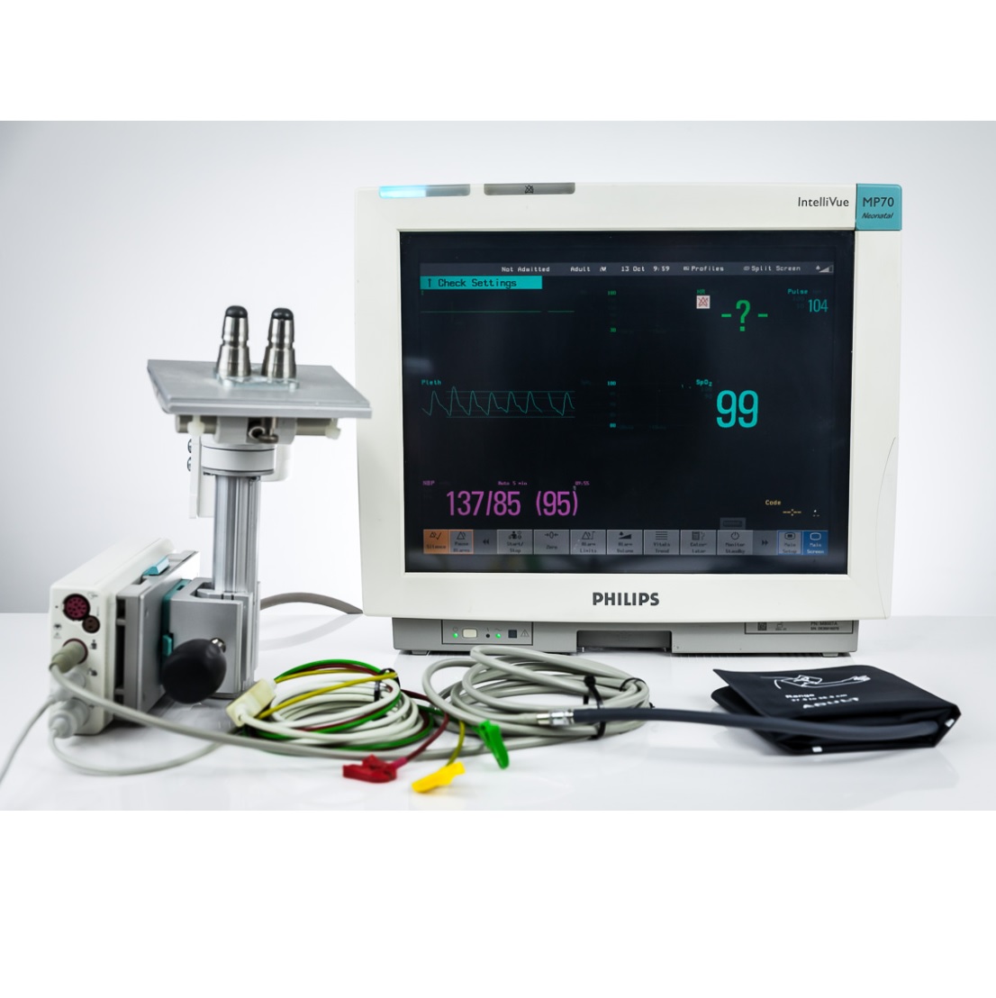 Kardiomonitory przyłóżkowe używane B/D Philips MP70 GCX / IntelliVue MP50  - Arestomed rekondycjonowany