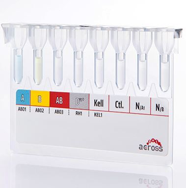 Karty do mikrometody DiaPro Across Gel ABO z Dvi+/Kell