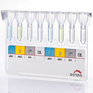 Karty do mikrometody DiaPro Across Gel Double ABO /Dvi+