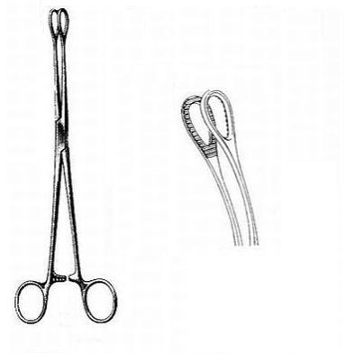 Kleszcze chirurgiczne i zabiegowe GAMA s. c. - dystrybutor importer Kleszczyki Foerster ryflowane zagięte