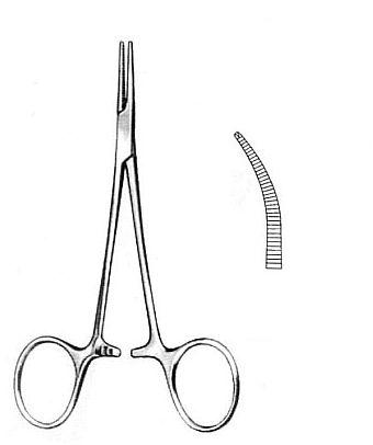 Kleszcze chirurgiczne i zabiegowe GAMA s. c. - dystrybutor importer Kleszczyki Halstead-Mosquito zagięte z ząbkiem