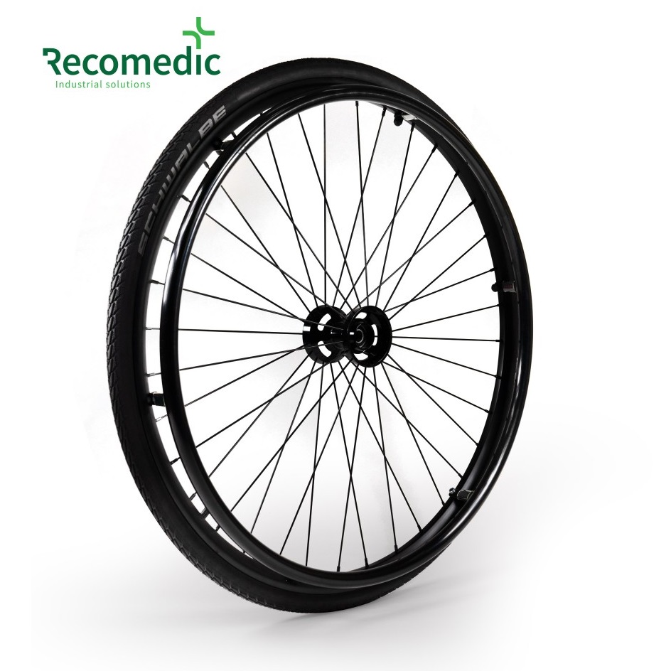 Koła do wózków inwalidzkich Recomedic K-26X1-CC24-HA-MPE-C