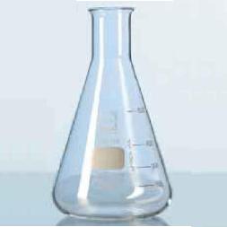 Kolby szklane Duran Erlenmeyera wąska szyjka