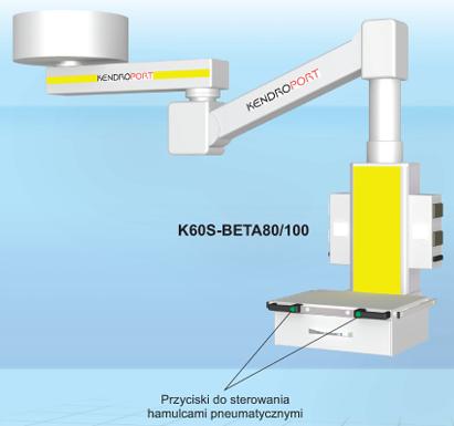 Kolumny anestezjologiczne B/D K60S-BETA80/100 (anestezjologiczna)