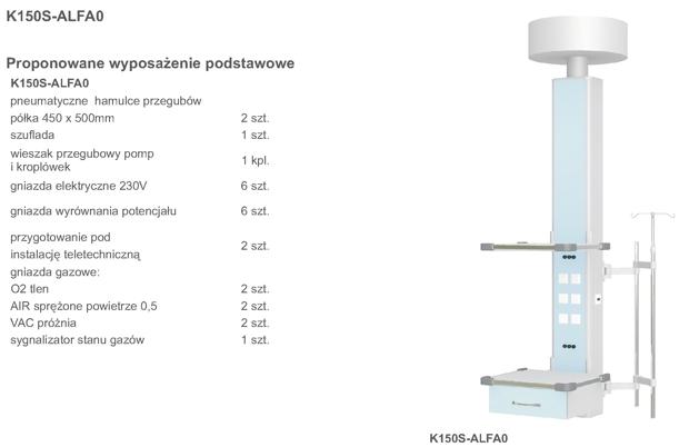 Kolumny pomocnicze B/D K150S-ALFA0